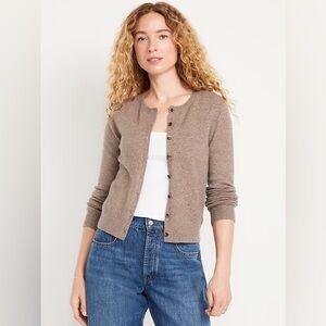 NWOT Light Brown Cardigan Sweater